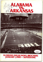 Ozzie Newsome signed 1980 Sugar Bowl Brochure #82- JSA #AC92610 (Alabama Crimson - £35.93 GBP