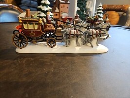 Dept 56 Heritage Village Royal Coach Horse &amp; Carriage Figure Royalty 5578-6 - £18.64 GBP
