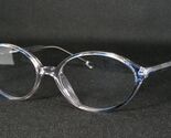 Vintage KK Eyewear KK43008-1 Transparent/Bleu/Marron Unique Rare Lunettes - $40.55