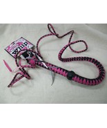 Sexy Black Pink Cowgirl Costume Whip Western Rodeo Dominatrix Approx 6 F... - $349.51 MXN
