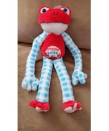 PEACE FROGZ Crabby But Cute Frogs New Plush Stuffed Animal 16&quot; JAPAN TOREBA - $24.60 CAD