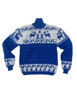 Vintage Merchants Department Warehouse Wool Roller Collar Sweater Skiing... - £76.63 GBP