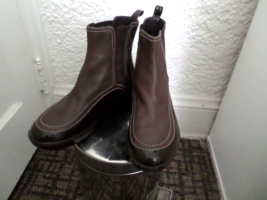 Cole Haan NikeAir Brown Waterproof Slip On Ankle Boots Size 8B - $49.50