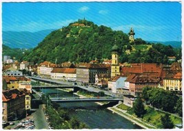 Postcard View Of Schlossberg Graz Steiermark Austria - £3.15 GBP