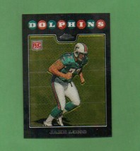 2008 Topps Chrome Jake Long Rookie Card Dolphins - £1.56 GBP