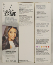 (3 Ct) Clairol Color Crave Hair Makeup Shimmering Platinum Shampoo Wash Out New - $16.82