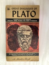 Great Dialogues Of Plato - Translated By W H D Rouse - 1960 - The Republic More - £3.32 GBP