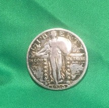 1930 Standing Liberty Quarter G Good 90% Silver 25c US Type Coin Collectible - £12.51 GBP