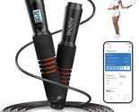 Smart Jump Rope With Counter, Fitness Skipping Rope With App Data Analys... - £31.59 GBP