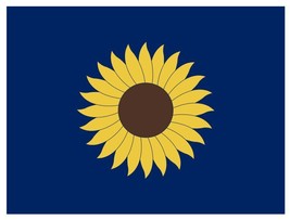 Banner of Kansas Flag Sticker Decal F733 - $1.95+