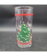 Vintage Waechtersbach Christmas Tree Holiday Glass Highball Tumbler 16 Oz - $13.83 CAD
