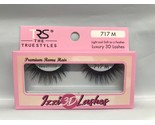 IZZI 3D LASHES LIGHT &amp; SOFT AS A FEATHER LUXURY 3D LASHES #717 M HUMAN R... - $2.59