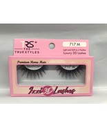 IZZI 3D LASHES LIGHT & SOFT AS A FEATHER LUXURY 3D LASHES #717 M HUMAN REMY HAIR - £2.03 GBP