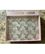 12 Vintage Butterfly Rings.  Salesman Samples.   Resale Opportunity. - $13.16 CAD