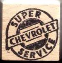 Super Chevy service logo Rubber stamp - $9.95