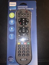 Philips 6-Device Universal Remote Control Soft Touch Gray. New In Box. P - £11.79 GBP