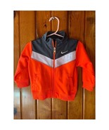 Nike Neon Orange/White/Dark Gray Jacket size 12 Month - $418.15 MXN