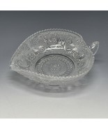 Duncan Miller Glass Sandwich Clear Heart Shaped Vintage 6 3/4&quot; Nappy Dis... - $28.84 CAD