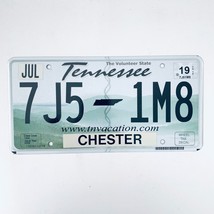 2019 United States Tennessee Chester County Passenger License Plate 7J5-1M8 - $16.10 CAD
