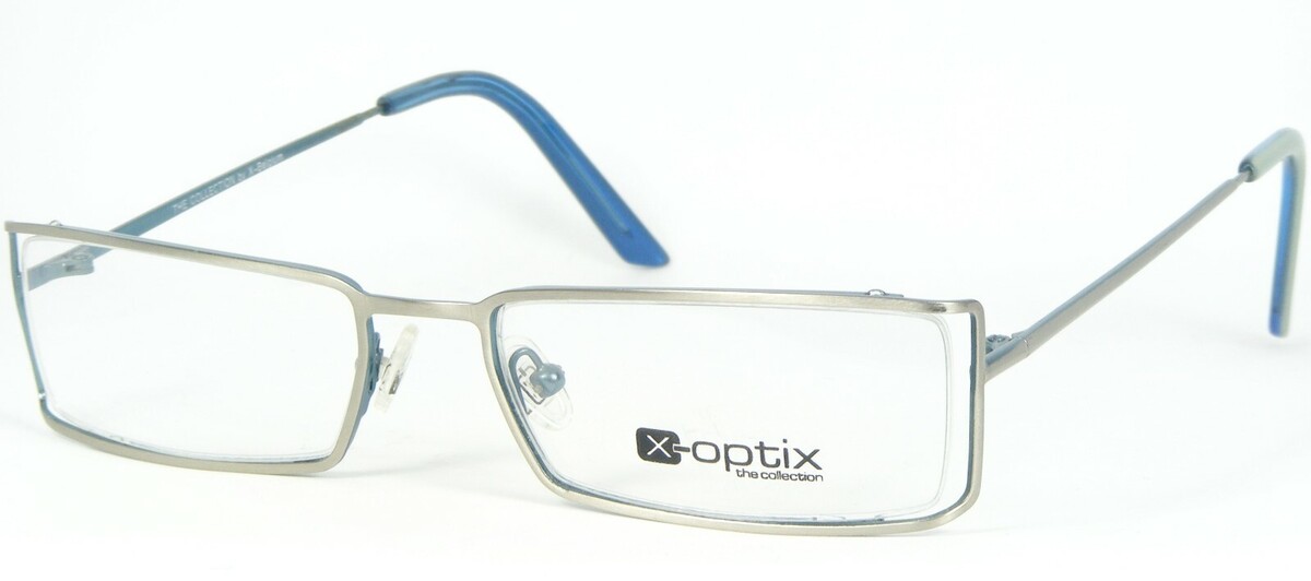 X-OPTIX Por X-Belgium 1243A Silver-Gray / Azul Gafas 53-18-145mm - $66.16