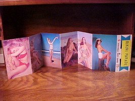 1965 Bikini Parade Postcard Strip, Cheescake, new old stock - $6.95