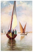 Egypt Boats on the Nile Egypt Postcard - £5.30 GBP