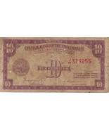 PHILIPPINE Paper Money: CENTRAL BANK PHILS. 1949 10 centavos - £3.15 GBP