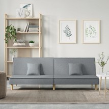 Sofa Bed Light Gray Fabric - $7,291.36 MXN