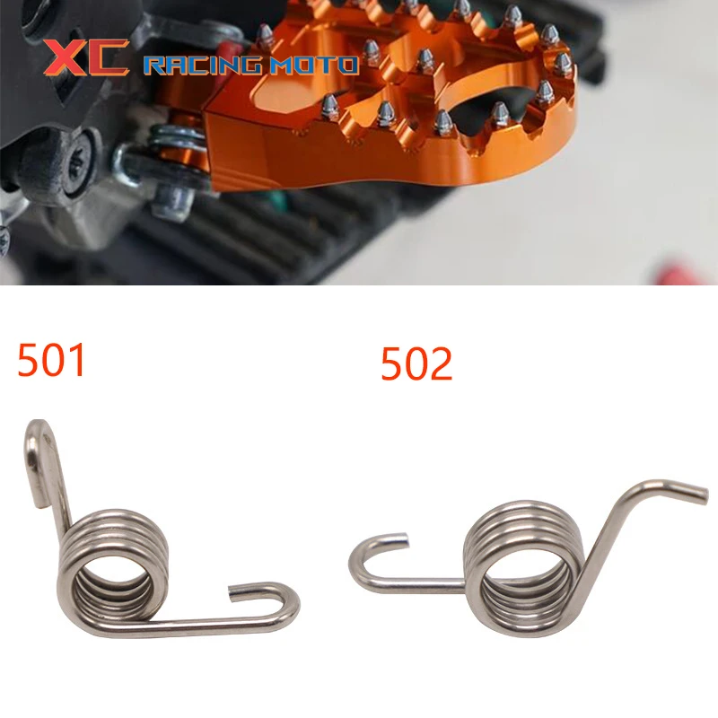 Motorcycle Foot Rest Footpegs Pedals Spring For KTM SX SXF EXC EXCF XC X... - $9.42
