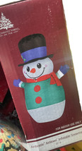INDOOR Inflatable Christmas Snowman Vintage  AIRDORABLE Airblown  22&quot;USB... - $30.86