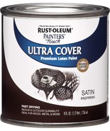 Rust-Oleum 272584/242054 Ultra Cover Premium Latex Paint, Satin, Espresso, 8 oz. - $15.99