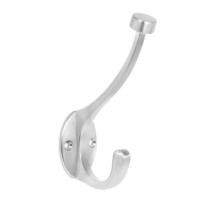 BIRDROCK HOME Traditional Wall Mounted Robe &amp; Towel Hooks - 2 Pack - Dual Hook - - $18.99