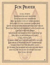 Fox Parchment-Like Page for Book of Shadows, Altar! - €1,06 EUR