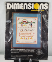 Dimensions Homecoming Sampler 3599 Counted Cross Stitch Carol Stolvoort ... - $23.77