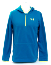 Under Armour Storm Blue Hooded 1/4 Zip Hoodie Youth Boy&#39;s XL NWT - £62.31 GBP