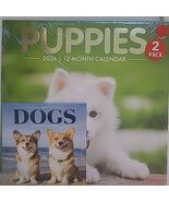 2026 PUPPIES/DOGS WALL CALENDARS~2 Pack ~12" x 24"When Open & 6" x 12" W... - €8,64 EUR 2026 PUPPIES/DOGS WALL CALENDARS~2 Pack ~12" x 24"When Open & 6" x 12" W... - €8,64 EUR