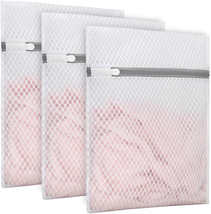 3Pcs Durable Honeycomb Mesh Laundry Bags for Delicates 9 X 12 Inches (3 ... - $10.67
