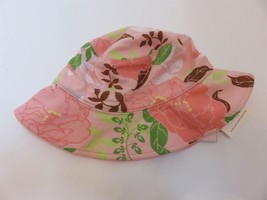 Janie and Jack Reversible sun Beach Hat floral terrycloth 2-3T NWT - $9.46