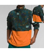 THE NORTH FACE Men&#39;s Pali Pile Fleece 1/4 Snap Long Sleeve Top, Size L Camo - $123.48 CAD