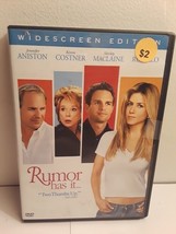 Rumor Has It (DVD, 2006, Widescreen) Jennifer Aniston - $5.99