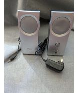 Bose Companion Series 2 II Multimedia Computer Speakers Silver Gray Working - $44.38
