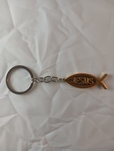 Christian JESUS Metal Keychain, Gold - $69.16 MXN