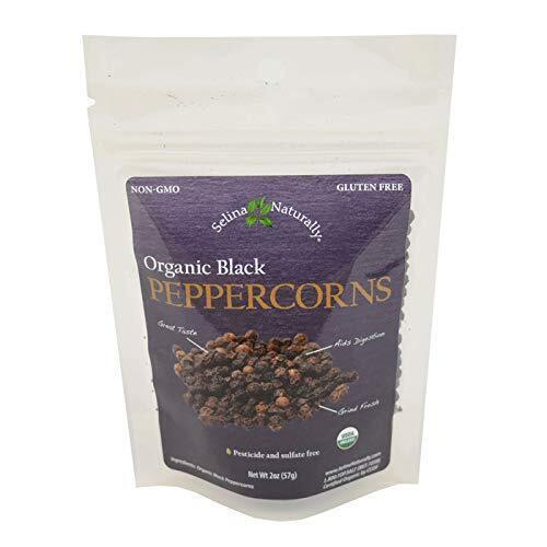 Celtic Sea Salt Organic Black Peppercorns 2 Oz Bag - $45.09