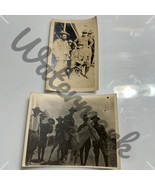 Antique Photographs 1916 San Benito Texas US Soldier &amp; Mexican Man - $40.49