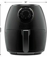 TurboFry 3.7qt Analog Air Fryer, Dual Dial Control, Dishwasher-Safe Bask... - $59.00