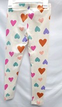 Girls Size Medium (7/8) Sand Multicolor Heart Leggings Cat & Jack image 3
