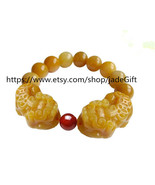 Free Shipping - 100% Natural yellow jade  Meditation yoga Prayer Beads c... - $25.99