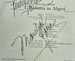 Metropolitan Opera Magazine 1973-74 Signed by Marilyn Horne &amp; Fernando C... - $75.00