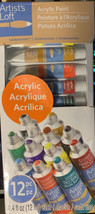 Artist&#39;s Loft 0.4 fl oz Acrylic Paint Tubes 12 Pc Color Set - £11.77 GBP