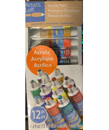Artist&#39;s Loft 0.4 fl oz Acrylic Paint Tubes 12 Pc Color Set - £11.55 GBP
